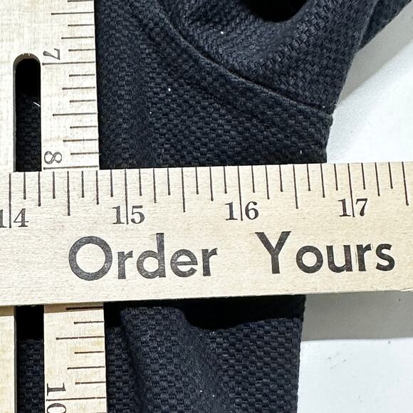 Sigrid Olsen Blazer Womens 8 Black Long Sleeve Two Button Minimalist Business - Picture 7 of 7